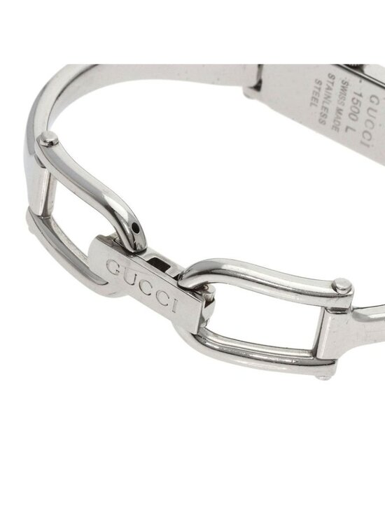 Gucci Square Face Bangle Watch SS main image 15